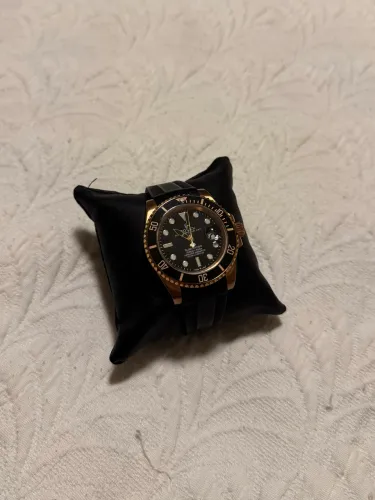 Relógio Rolex rosê mecânico 
