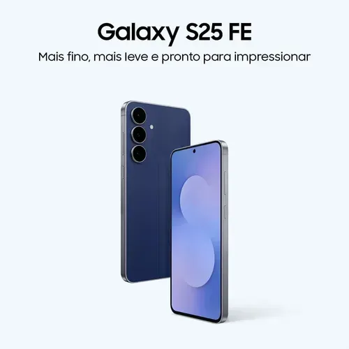 Samsung S25 FE 128GB COM 8GB RAM NOVO NA CAIXA