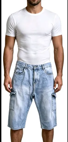 Bermuda Pool Jeans Wideleg 48