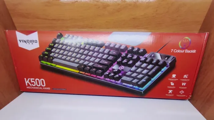 Teclado Semi mecânico RGB (americano/sem Ç)