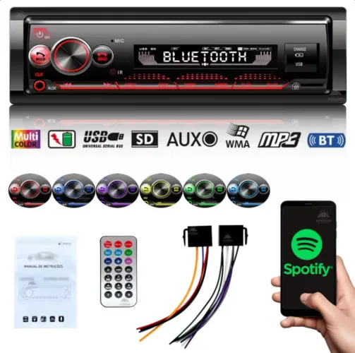 Rádio carro novos completo