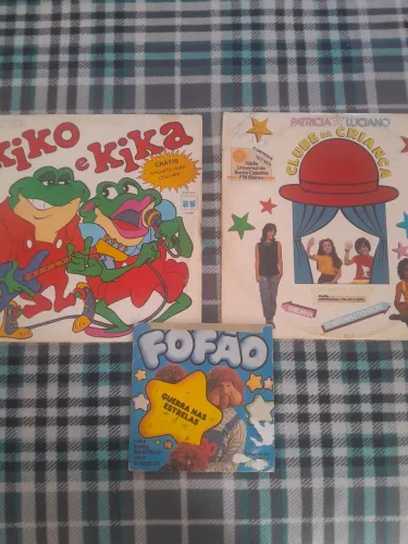 Discos de vinil diversos infantil