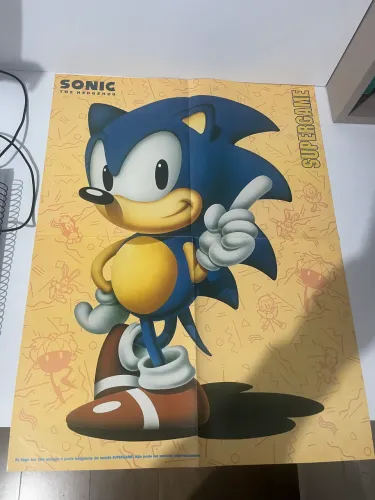 Poster Sonic - Revista Supergame