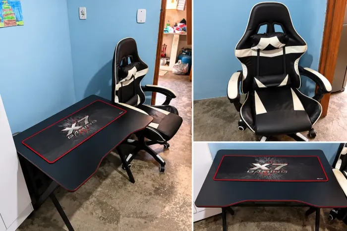 Mesa Gamer + cadeira Gamer