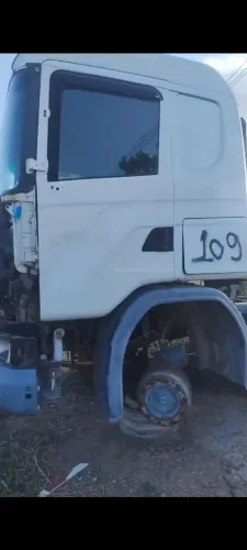 Cabine e chassis do Scania 6x4
