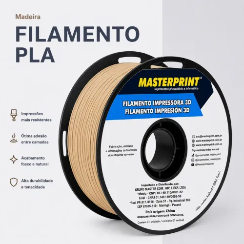 FILAMENTO PLA MADEIRA