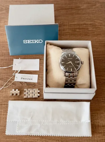 Relógio Seiko Presage SRPE17 - Grafite *Novo*
