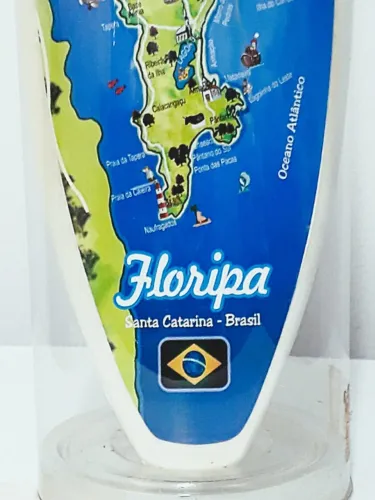 Relógio de Parede em formato de Prancha de Surf