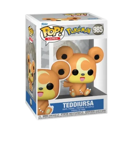 Funko Pop! Games - Pokémon - Teddiursa 985 (Novo na Caixa)