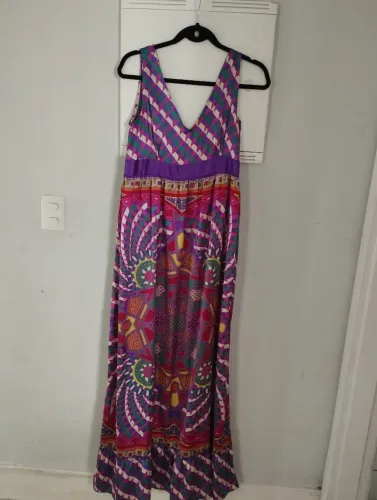 Vestido longo lanidor