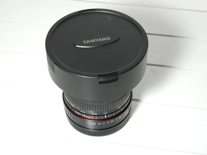 Lente Samyang 12mm F/ 2.8 Para Canon Full Frame Fish Ey