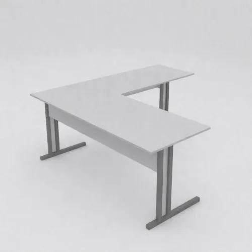 Mesa L 1,50 x 1,50 - Sem Gaveteiro Fixo