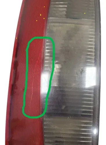 Lanterna Traseira Esquerda Corsa Max Hatch 2003/12 Avarias Esquerdo/motorista Vermelho
