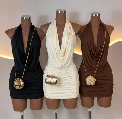 Vestido cropped bory