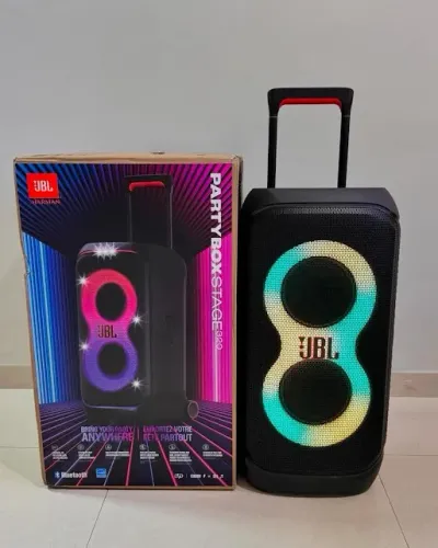 Jbl PartyBox Stage 320 Preta - Nova e Lacrada - Pronta Entrega!!