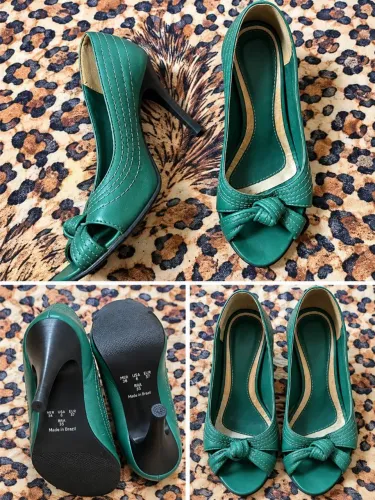 Sapato Peep Toe