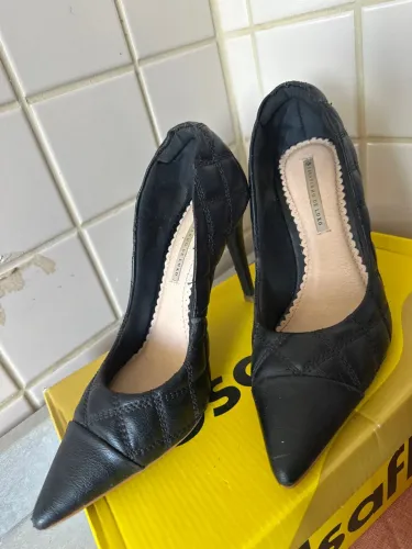 Sapato scarpin sapatinho de luxo preto
