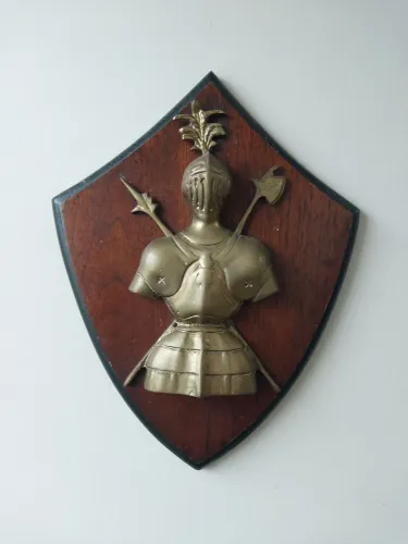 QUADRO (PANÓPLIA) GUERREIRO MEDIEVAL
