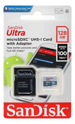 Cartão de Memória 128gb - Sandisk Ultra 