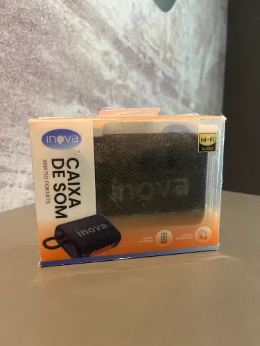 Inova Caixa De Som Mini Bluetooth Tws Grave Potent Com Radio - Verde