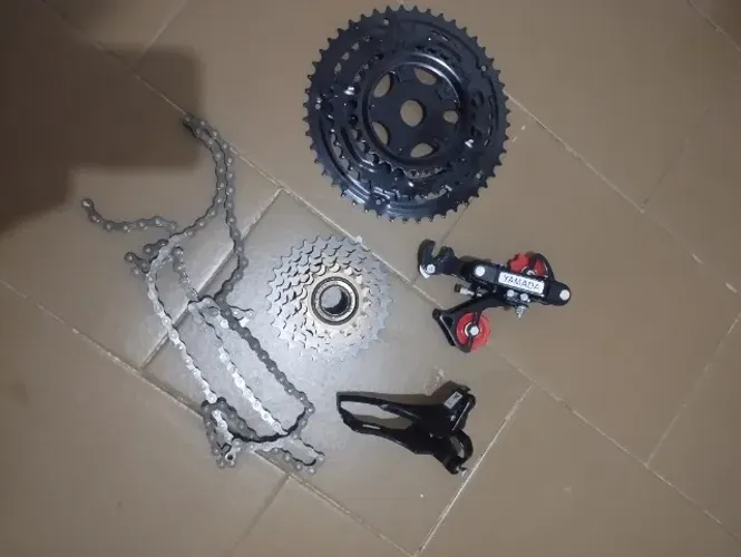 Marcha de bicicleta aro 29
