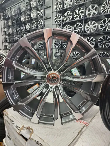 Jogo de Rodas PZ22 Aro 22x9,5' 6x139 Caminhonete Novas( ATÉ 18X NO CARTÃO)