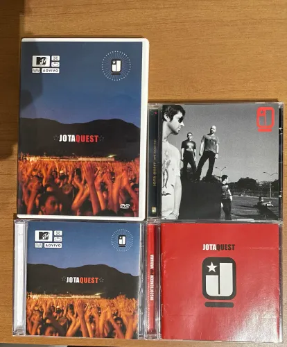 Kit Jota Quest discotecagem , ao vivo mtv, jota Quest até onde vai