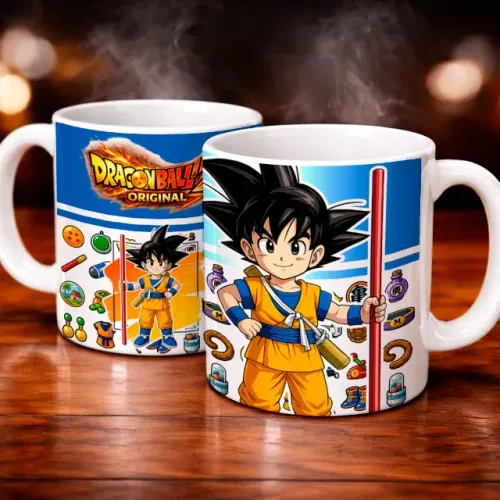 Caneca Dragon Ball Personalizada - Goku Vegeta e Personagens