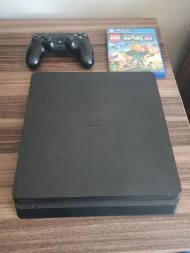 PlayStation 4 slim 1 tera+controle e jogo