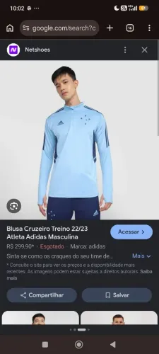 Camisa cruzeiro 
