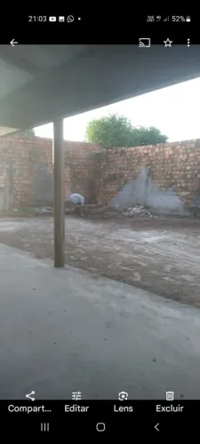 Casa na cidade olímpica na rua 16 1quarto1 sala cozinha e uma varanda grande no quintal