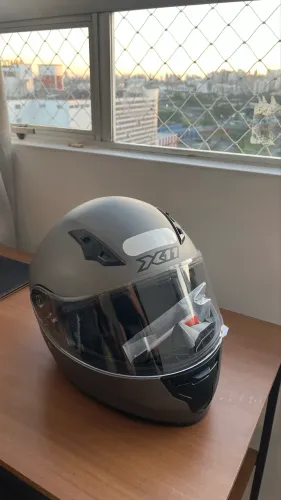 Capacete X11 Trust Solides Fosco Chumbo 60cm