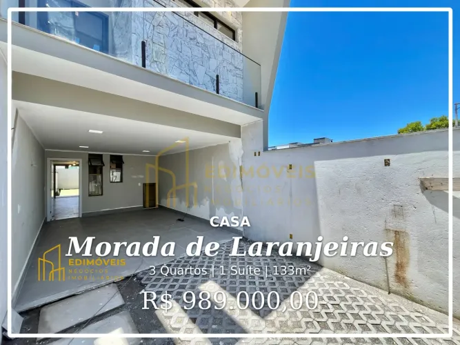 Arquitetura Moderna: Casa em Morada de Laranjeiras com Acabamento Premium!