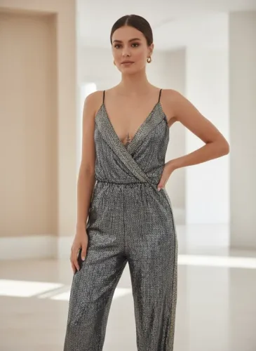 Macacão Le Lis Blanc | cor: Gunmetal | tamanho: 40