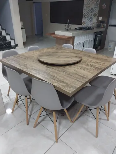 Mesa Com Oito Cadeiras