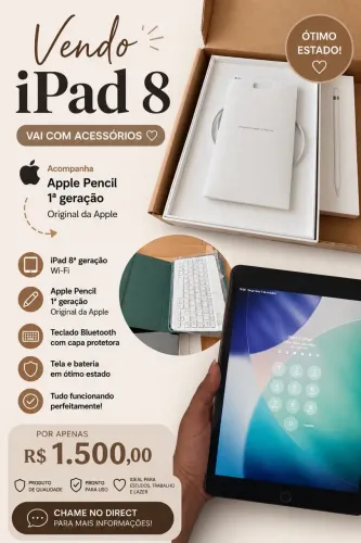 IPAD 8 +apple Pencil