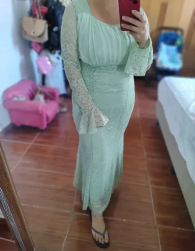 Vestido novo de renda