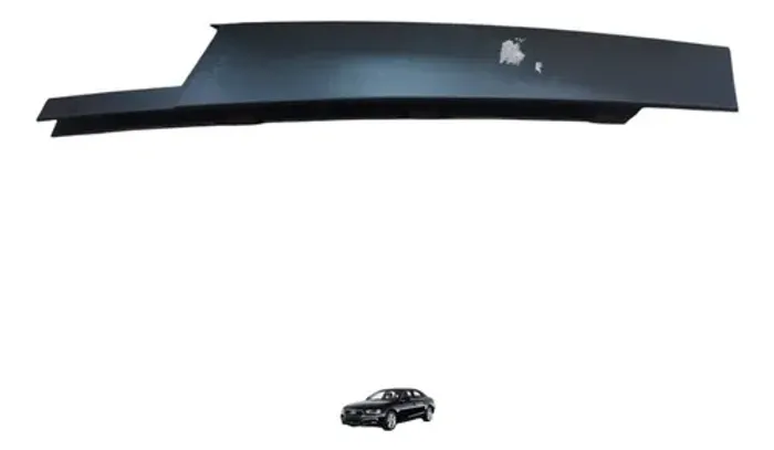 Moldura Coluna Externa Porta A4 2.0 09 16 Dianteira Esquerda Preto