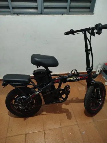 Bicicleta eletrica dobrável 
