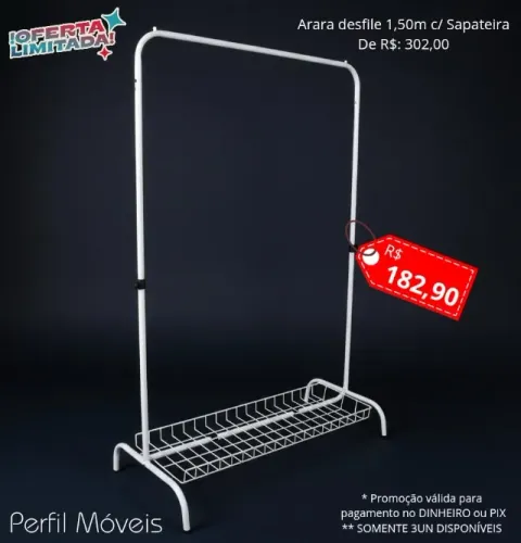 arara desfile 1.50 com sapateira