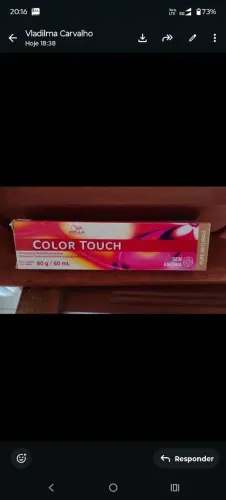 Vendo tonalizante color touch da Wella 