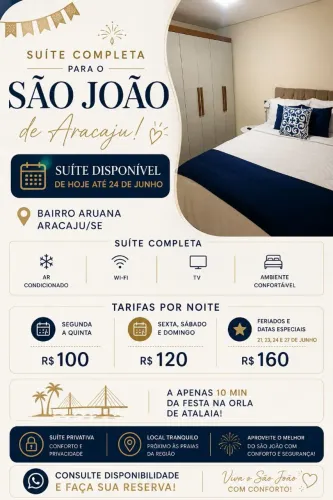 Suíte completa - São João em Aracaju