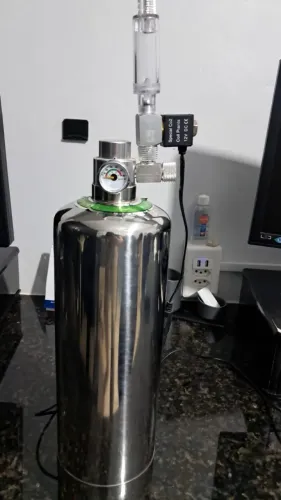 Gerador Co2 Caseiro Cilindro 2l Solenoide Difusor Conta Gota