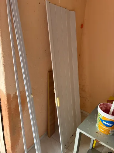 Porta banheiro sanfonadas pvc 