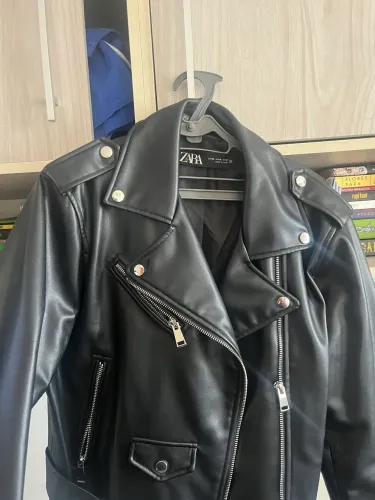 Jaqueta de Couro Zara