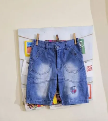 Lote roupas infantis menino tam 8 blusa, bermuda jeans, macacão e mais