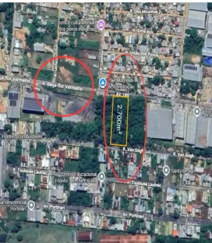 Terreno na Av Beija Flor Vermelho. 2.700m. Plano. Documentado. Próximo ao AEROPORTO