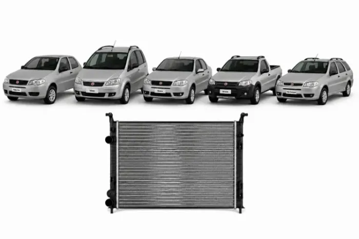 Radiador Fiat Palio/Strada/Siena/Idea/palio weekend fire/etorq Novo com 1 ano de garantia