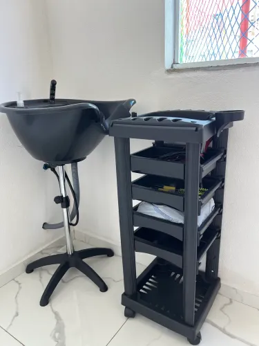Kit lavatorio e carrinho auxiliar