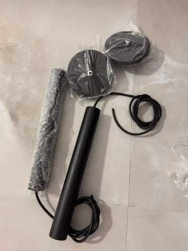 Kit 02 Pendente Tubo Cilindro 30cm Alumínio P/ Led Mr11